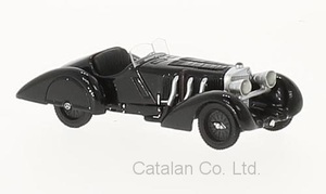 1/87 メルセデス ベンツ Mercedes SSK Count Trossi Der schwarze Prinz 1932 黒 ブラック 梱包サイズ60