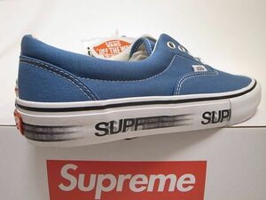 【即決 送料無料】Supreme x VANS ERA PRO 27.5cm US9.5 新品 Motion Logo シュプリーム バンズ SKATE THING モーションロゴ ブルー 2016年