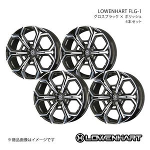 LOWENHART FLG-1 アルミホイール 4本セット ランドクルーザー #JA300W(2021/8～)【24×10.0J 6-139.7 +50 グロスブラックポリッシュ】 共豊