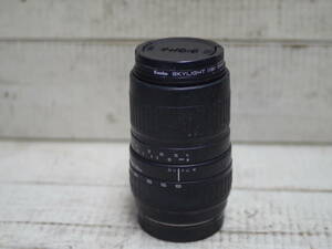 M10345(2) MINOLTA SIGMA ZOOM Σレンズ 1:4.5-6.7 DL 100-300mm φ55 SKYLIGHT(1B)付 現状 動作チェックなし サイズ60 0602