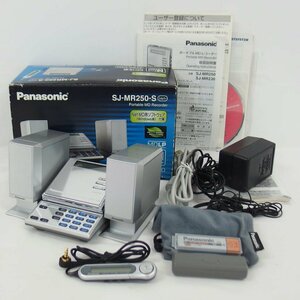 【ジャンク】Panasonic パナソニック/ポータブルMDレコーダー/SJ-MR250-S/04