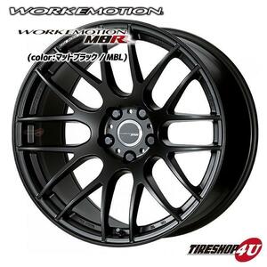 WORK EMOTION M8R 18インチ 18x8.5J 5/100 +45 MBL マットブラック 新品ホイール1本価格