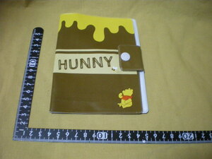 珍品フリマ・送料無料]　新品同様 ビニール製　カードケース　HUNNY Winnie the Pooh くまのプーさん KCL たて15.5cm　よこ11.5cm　