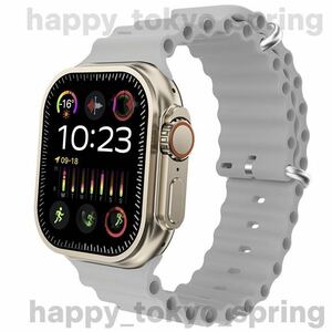 新品 Apple Watch Ultra2 代替品 2.19インチ 大画面 S9 スマートウォッチ 通話 音楽 多機能 健康 スポーツ 防水 血中酸素 android 血圧　