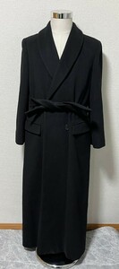 GIORGIO ARMANI Vintage ジョルジオアルマーニ ヴィンテージ 100%カシミヤ ショールカラー スーパーロング チェスターコート ベルト 44