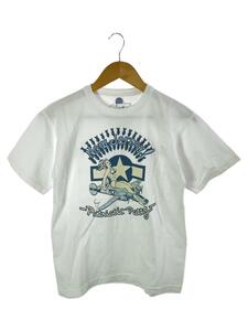 TOYs McCOY◆Varga Girl NEW JERSEY/Tシャツ/S/コットン/ホワイト/白