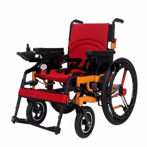 超人気 折りたたみ式および軽量の電動車椅子360°ジョイスティック 電動ドライブ または手動車椅子としての使用 L864