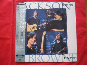 ■レーザーディスク・LD■ジャクソン・ブラウン（JACKSON　BROWNE）/　GOING　HOME　/　国内盤帯付きLD