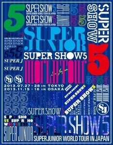 SUPER JUNIOR WORLD TOUR SUPER SHOW5 in JAPAN (2枚組Blu-ray Disc) (初回生産限定盤)(中古品)　(shin