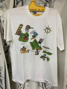 デットストック　クリバンキャットクレイジーシャツ ハワイ crazy shirts 90年代ヴィンテージTシャツ　USA製 M 送料無料