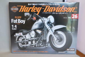 デアゴスティーニ 週刊ハーレーダビッドソン ソフテイル ファットボーイ Vol.26（DeAGOSTINI Harley Davidson FLSTF Fat Boy）1/4スケール