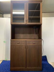 飛騨の家具 シラカワ キッチンボード 食器棚 W850