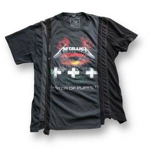 Rebuild by Needles ニードルス　METALLICA Master of puppets メタリカ　00s tシャツ コピーライト　ビンテージ バンT 再構築　Tシャツ L