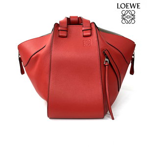 ロエベ LOEWE ショルダーバッグ ハンモックミディアム 2010-2020年 ラムスキン レッド