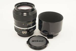 n-5●売り切り●Nikon NEW NIKKOR 105mm F2.5●Ai改●ニコン ニューニッコール●HS-8 LENS HOOD レンズ フード●