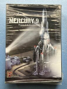 ペガサスホビー ザ マーキュリー9 ロケット 宇宙船 プラモデル 司令所 付き PEGASUS HOBBIES THE MERCURY 9 ROCKET kit SF model