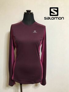 【新品】 SALOMON AGILE LS TEE W サロモン レディース トレイル ランニング ウェア ドライ シャツ トップス サイズXS 155/80A 長袖