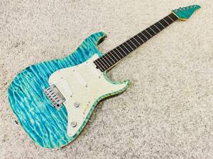 Suhr Guitars Dealer Order Standard Quilt Maple Top Bahama Blue Matching Head 2009年製♪HG