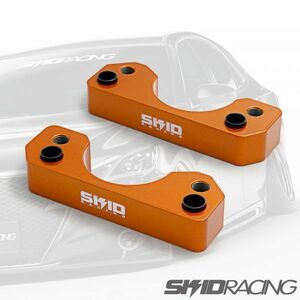 車検OK 鬼キャン 18 20 21 クラウン キャンバーアダプター フロント 調整式 マークX GRS180 GRS200 skid racing スキッドレーシング :15 D3