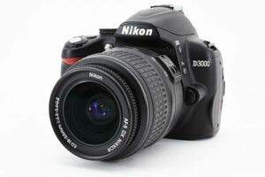 【大人気】 Nikon ニコン D3000 レンズセット 18-55mm デジタル一眼カメラ #1124