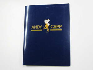当時物 Andy Capp アンディキャップ バインダー ルーズリーフ ノート Reg Smythe レッグ・スマイス 昭和 レトロ 文具