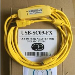 新品　MITSUBISHI/三菱 シーケンサー PLC FXシリーズRS-422変換ケーブル USB-SC09-FX