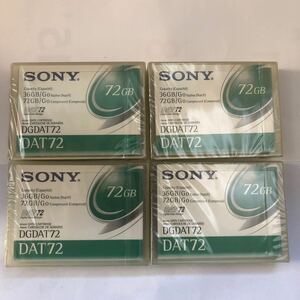 SONY DAT72 データカートリッジ DGDAT72R 4本セット 自宅保管品