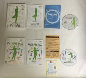 23Wii-071 任天堂 ニンテンドー Wii Wii Fit Wii fit plus セット レトロ ゲーム ソフト