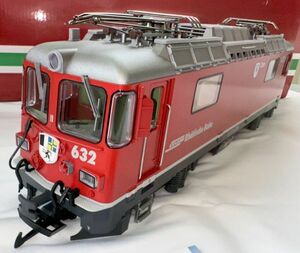 A05, 未使用。LGB, スイス RhB Class Ge4/4II 電気機関車 。Gゲージ。LGB28442, DCサウンド。。mfx, DCC。販売完了品。送料無料。　