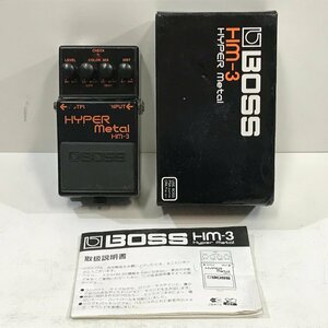 BOSS HM-3 Hyper Metal 《動作確認済・箱付き》 コンパクトエフェクター ボス ハイパー・メタル ギター用 ◆