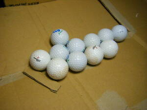 ゴルフボール　　ロストボール　11個　中古品　　送料：全国一律 520 円