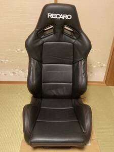 RECARO レカロ SR-7用 シートカバー　黒 レッドステッチ　右ハンドル　運転席側用