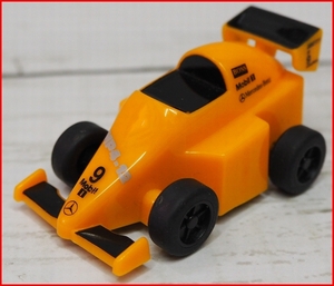 プルバックカー【McLaren MP4-12ミカ・ハッキネン1997橙オレンジF1】チョロQタイプDydo DEMITASSEおまけミニカー【中古】送料込