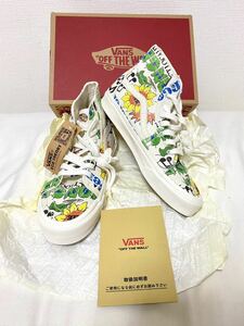 ★新品未使用タグ付き★限定 VANS バンズ 総柄ハイカットスニーカー 8 ★26cm