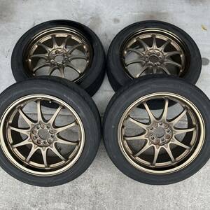 RAYS VOLK RACING CE28N 17in 7.5J+50 PCD100 215/50R17 プリウス 86 カローラ BRZ レガシィ インプレッサ ボルクレーシング　エクシーガ