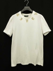 ジバンシィ GIVENCHY ★ ロゴ プリント コットン 半袖 Tシャツ カット ★ サイズM 国内正規品