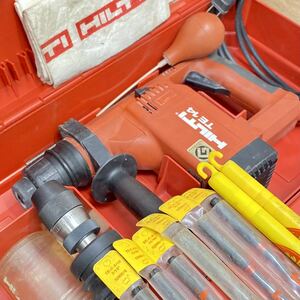 動作品■HILTI ヒルティ ハンマドリル 100V ケース付き 電動工具 コード式 振動ドリル 穴あけ TE14 中古品■兵庫県姫路市発 F4