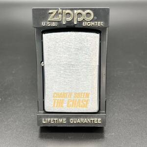 火花確認済 ZIPPO ジッポー GHARLIE SHEEN チャーリーシーン THE CHASE ザ・チェイス 映画グッズ 喫煙具 オイルライター ライター b3-31