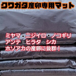 クワガタ産卵専用　high quality完熟3次発酵マット　　微粒子で添加剤少なめで長期間室内発酵！　オガに植菌を回してあるので爆産します！