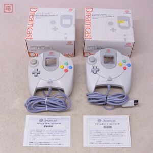 動作品 DC ドリームキャスト コントローラ HKT-7700 まとめて2個セット Dreamcast ドリキャス SEGA セガ 箱説付【20