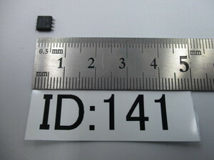 ID:141 未使用 長期保管品　2回路入りJ-FET入力オペアンプ NJM2082M　5個セット