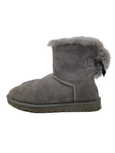 UGG australia◆MINI BAILEY BOW/ブーツ/23cm/GRY/スウェード/1005062