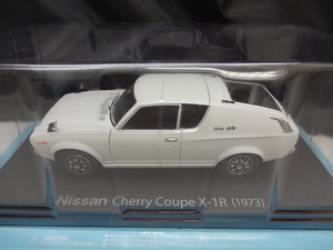 アシェット 1/24 国産名車　NISSAN CHERRY COUPE X-1R 1973 日産　チェリークーペ　ミニカー
