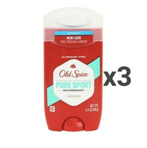 最安値★新品★3個★Old Spice オールドスパイス 68g Red ハイエンデュランス ピュアスポーツ メンズ デオドラント 制汗剤