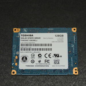 【検品済み】TOSHIBA SSD 128GB THNSNC128GMLJ (使用7901時間)管理:e-29