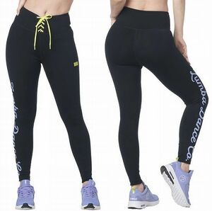 【正規品・新品】Sサイズ★ZUMBA・ズンバ★Dance Co. Laced Up Waistband Ankle Leggings B