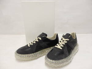 mf61) Maison Margiela Replica Caviar メゾン マルジェラ レプリカ レザー ローカットスニーカー 43 S37WS0503 