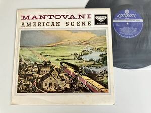 【62年170g重量盤】マントヴァーニ管弦楽団 Mantovani / アメリカの光景 AMERICAN SCENE 日本盤ペラジャケLP LONDON/キング SLX3-20-3