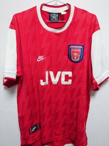 NIKE 1995 アーセナル Gallstad v Arsenal　フレンドリーマッチ　ユニフォーム　ベルカンプ　ライト　マーソン　プラット　アダムス