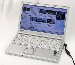 1円～ 中古美品 ノートパソコン 12.1型 Panasonic CF-NX4EDWVS 第5世代Core i5 8GB 無線 Wi-Fi Bluetooth Windows11 Office 保証付 即使用